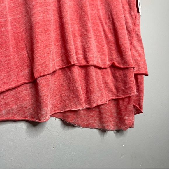 Free People We The Free Cloud 9 Frayed Hem Knit Tee E - Picture 4 of 12